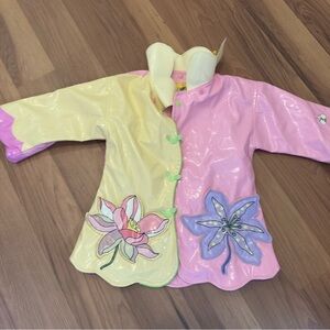 Kidorable Pink and Yellow Raincoat